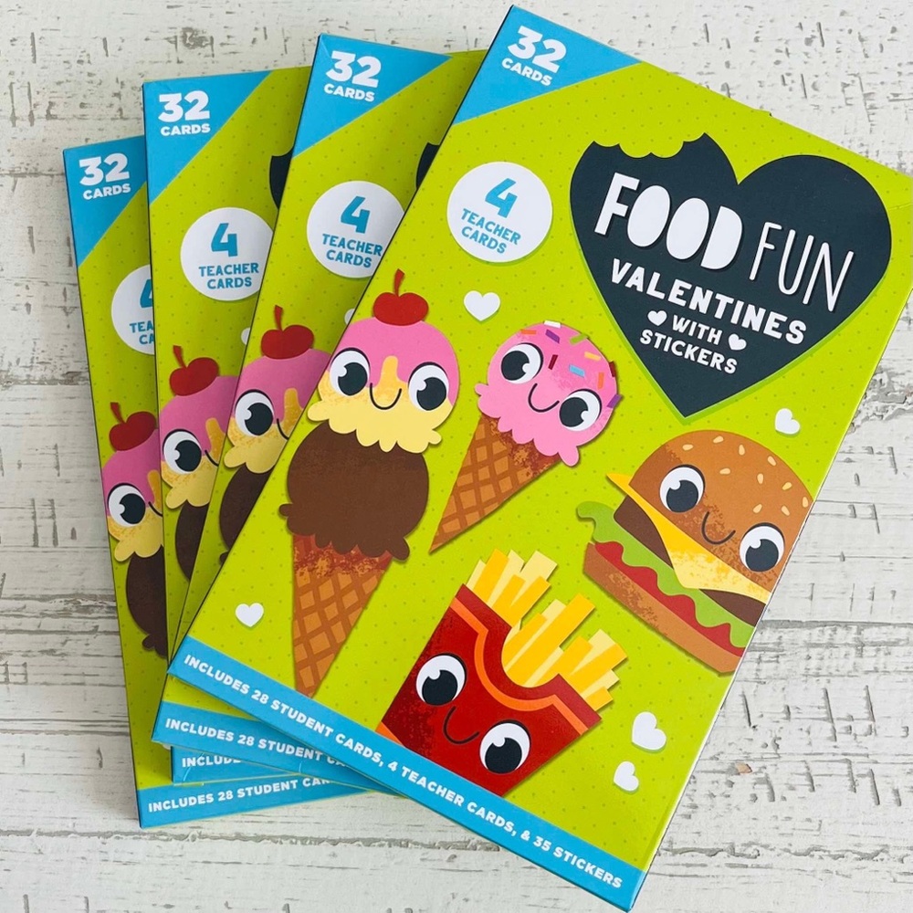 Kohl's Food Fun Valentines with Stickers
